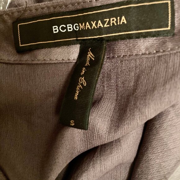 BCBGMaxAzria Mauve Draped Dress, Small - Picture 6 of 6
